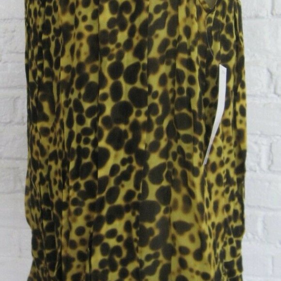 Versace 100% Silk Ruffle Tiered Top Size M - Picture 4 of 8